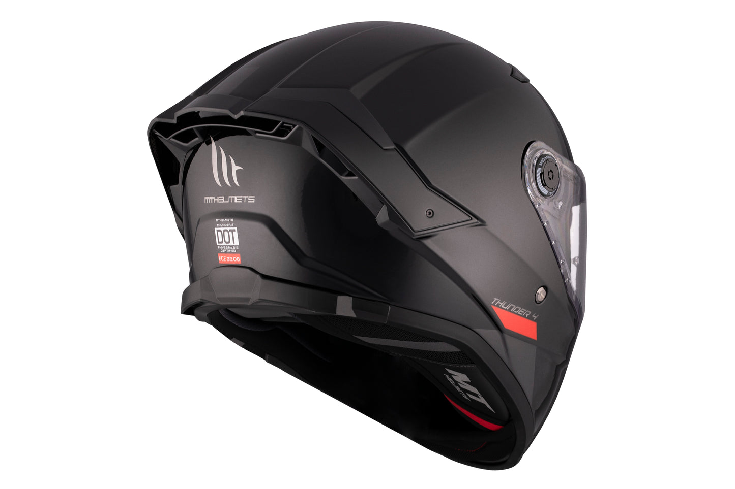 HELMET MT FF118SV THUNDER 4 SV SOLID A1 GLOSS BLACK