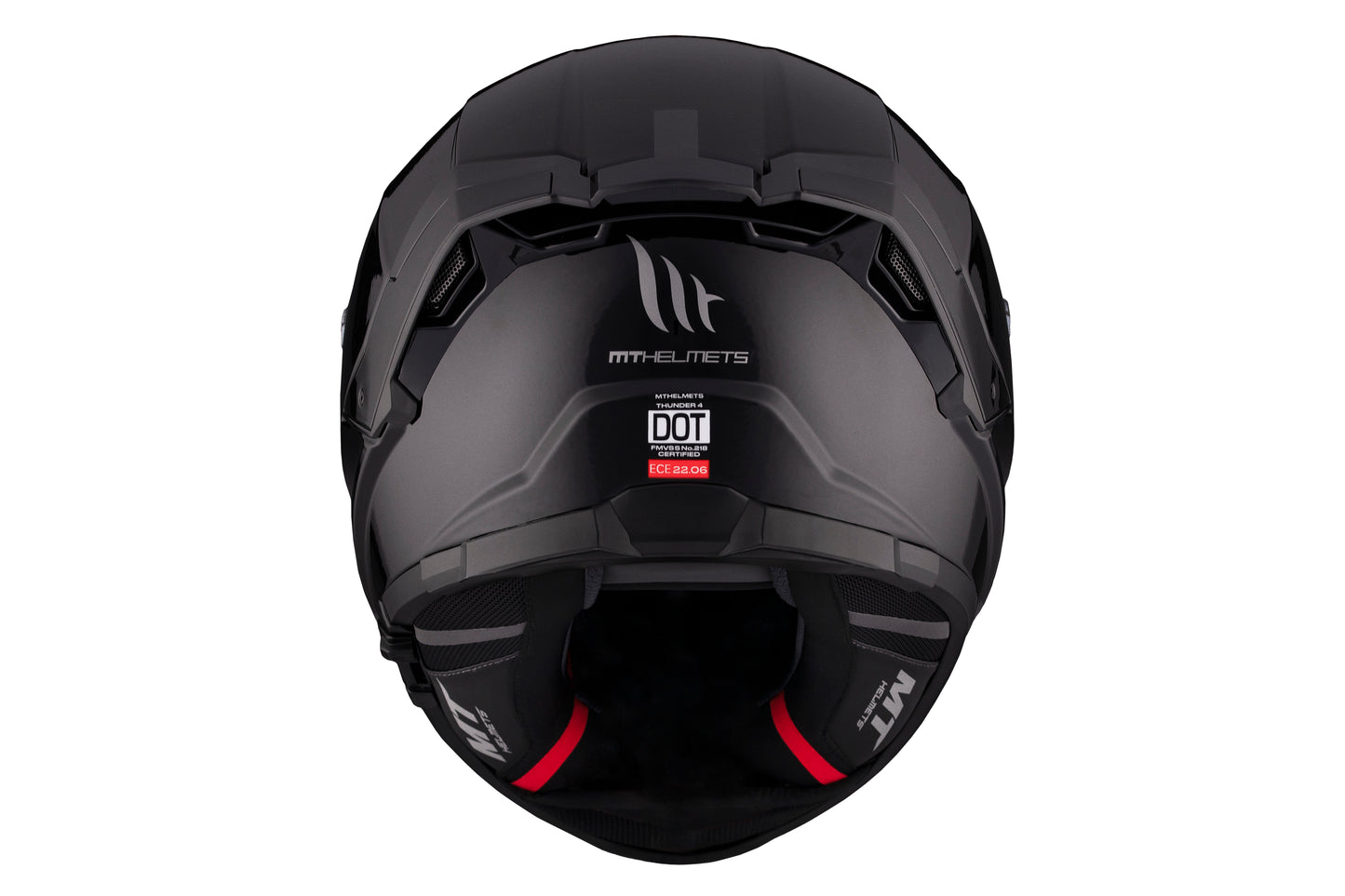 HELMET MT FF118SV THUNDER 4 SV SOLID A1 GLOSS BLACK