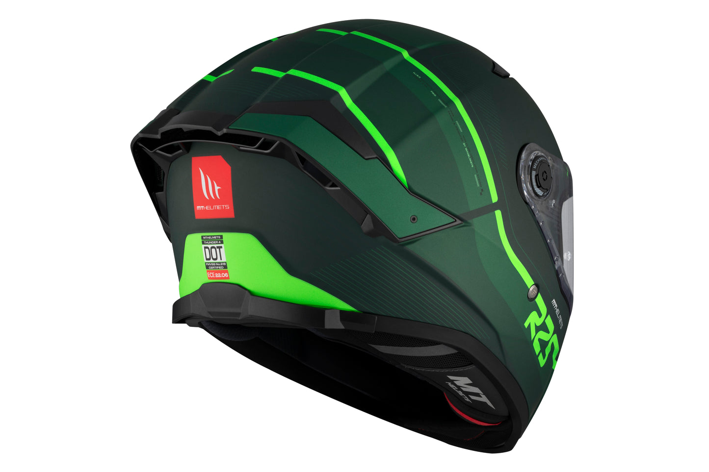 HELMET MT FF118SV THUNDER 4 SV R25 C6 FLUOR MATT
