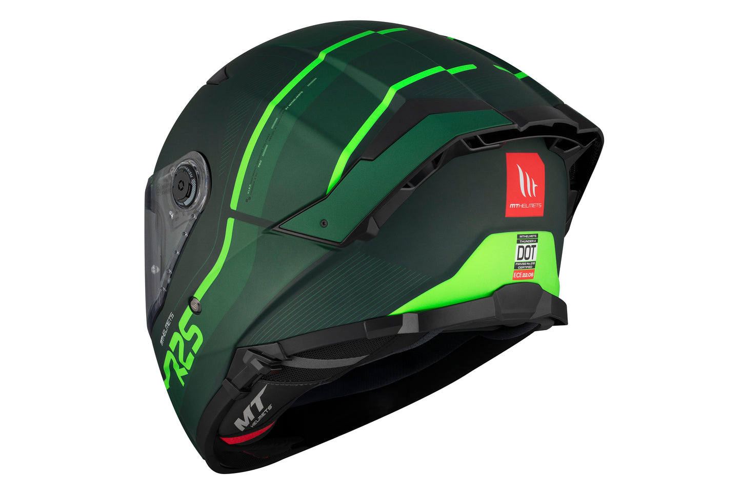 HELMET MT FF118SV THUNDER 4 SV R25 C6 FLUOR MATT
