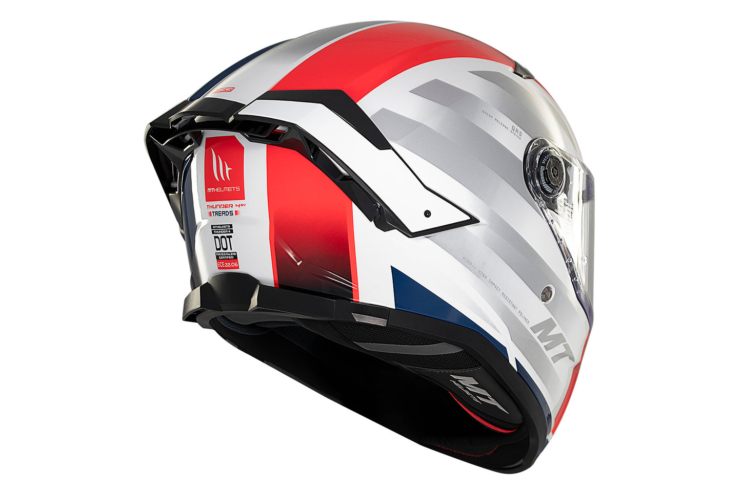 HELMET MT FF118SV THUNDER 4 SV TREADS C7 GLOSS