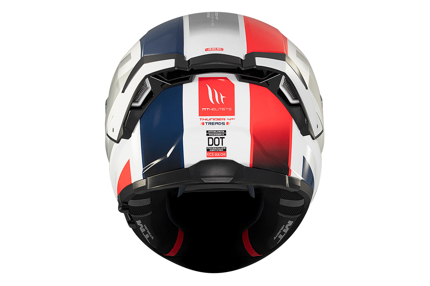 HELMET MT FF118SV THUNDER 4 SV TREADS C7 GLOSS