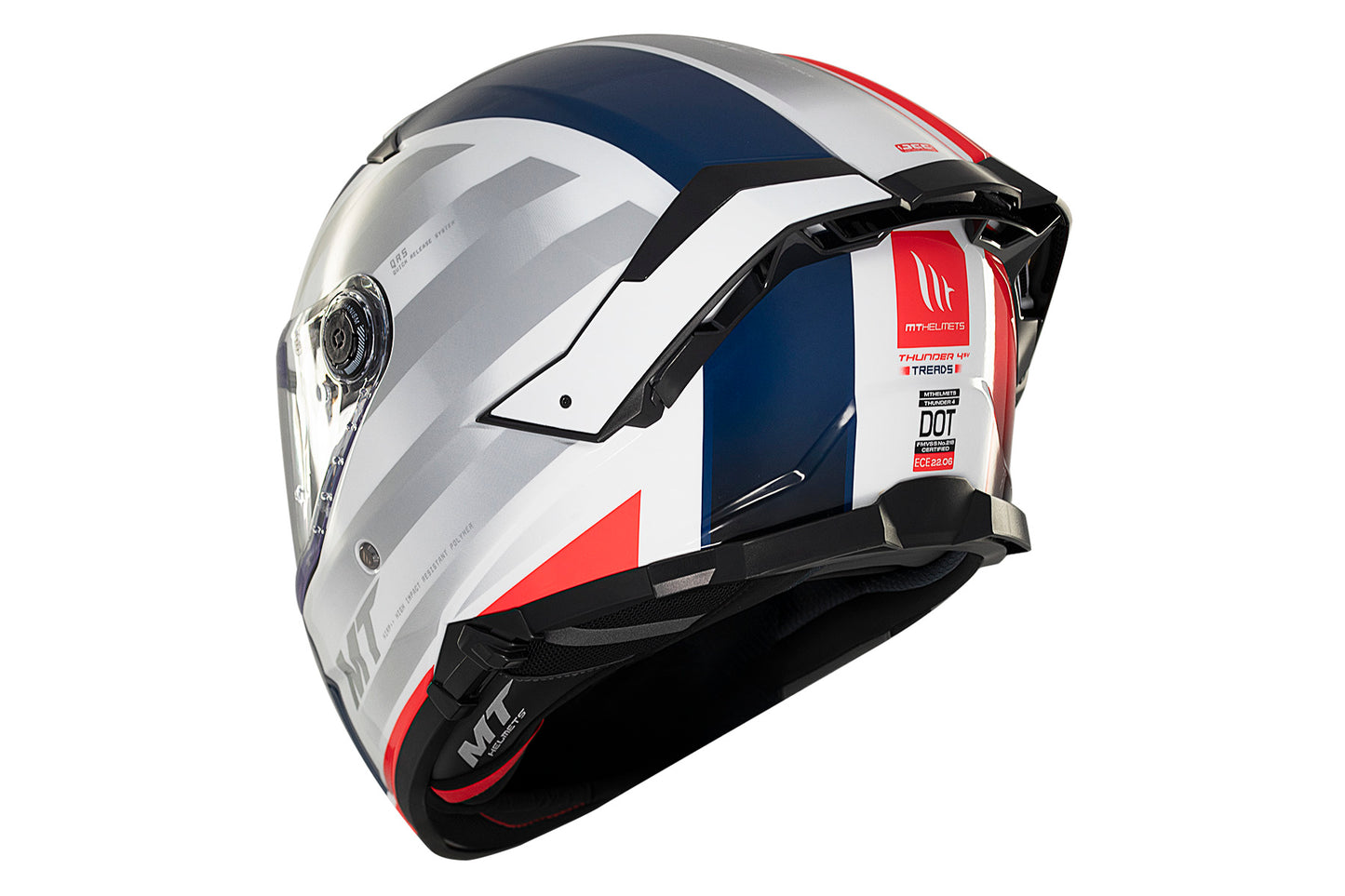 HELMET MT FF118SV THUNDER 4 SV TREADS C7 GLOSS