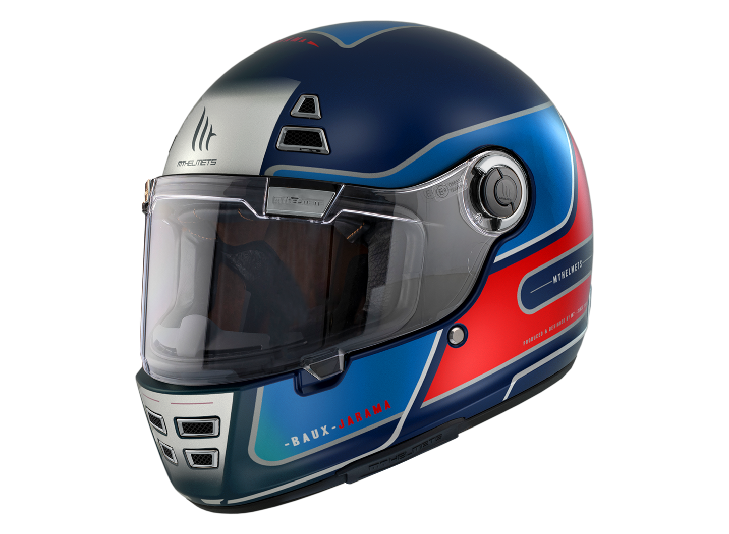 HELMET MT FF119 JARAMA BAUX D7 MATT BLUE