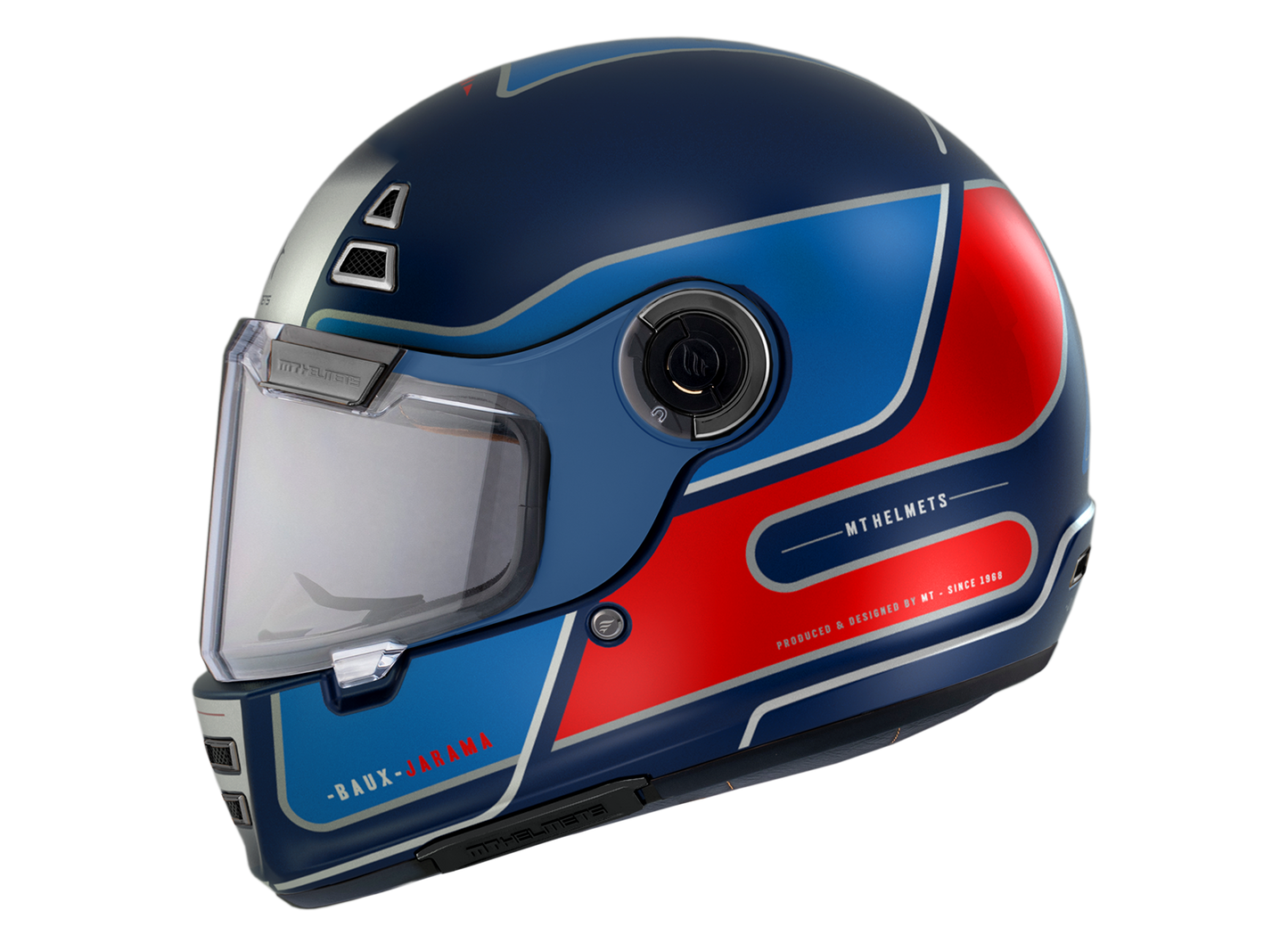 HELMET MT FF119 JARAMA BAUX D7 MATT BLUE