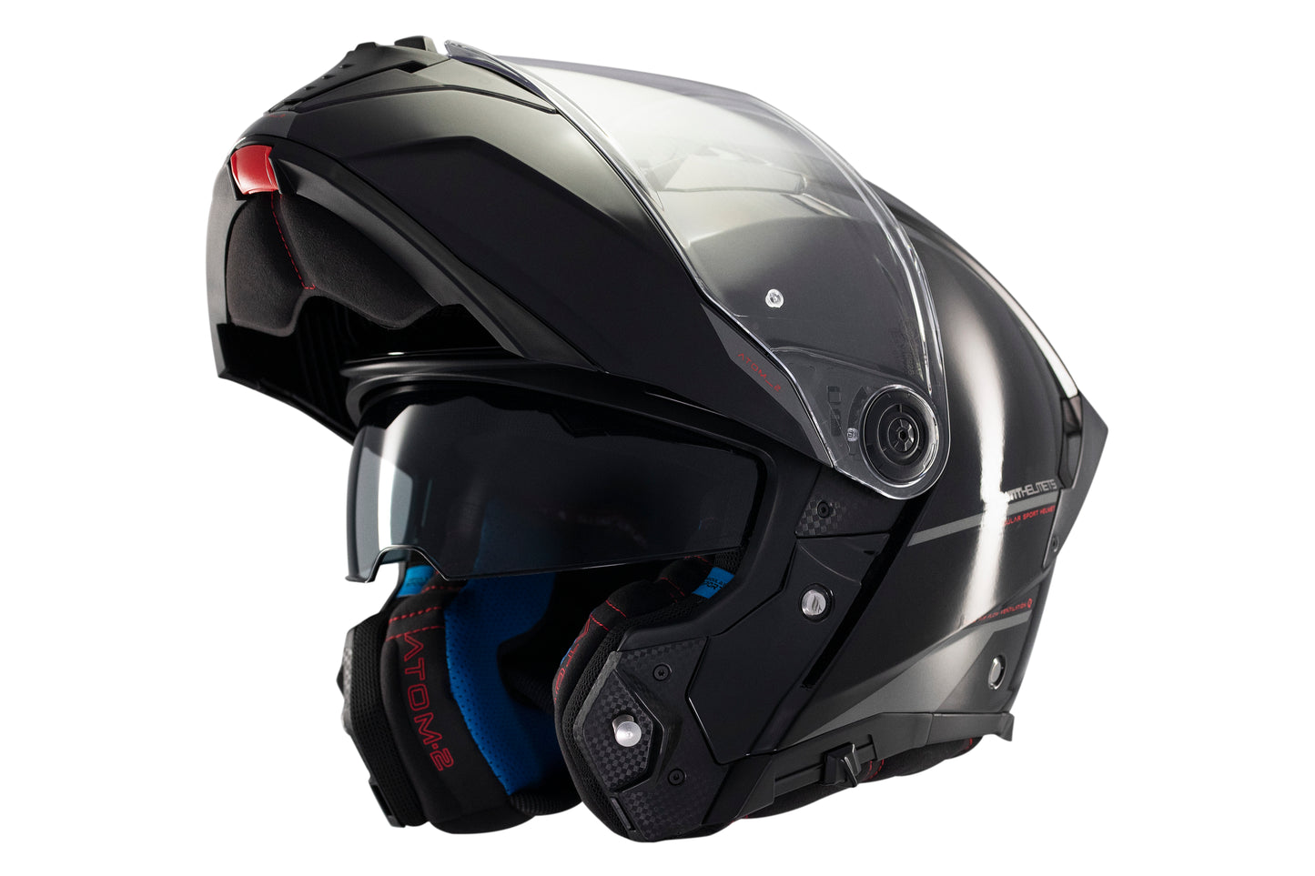 HELMET MT FU404SV ATOM 2 SV SOLID A1 GLOSS BLACK