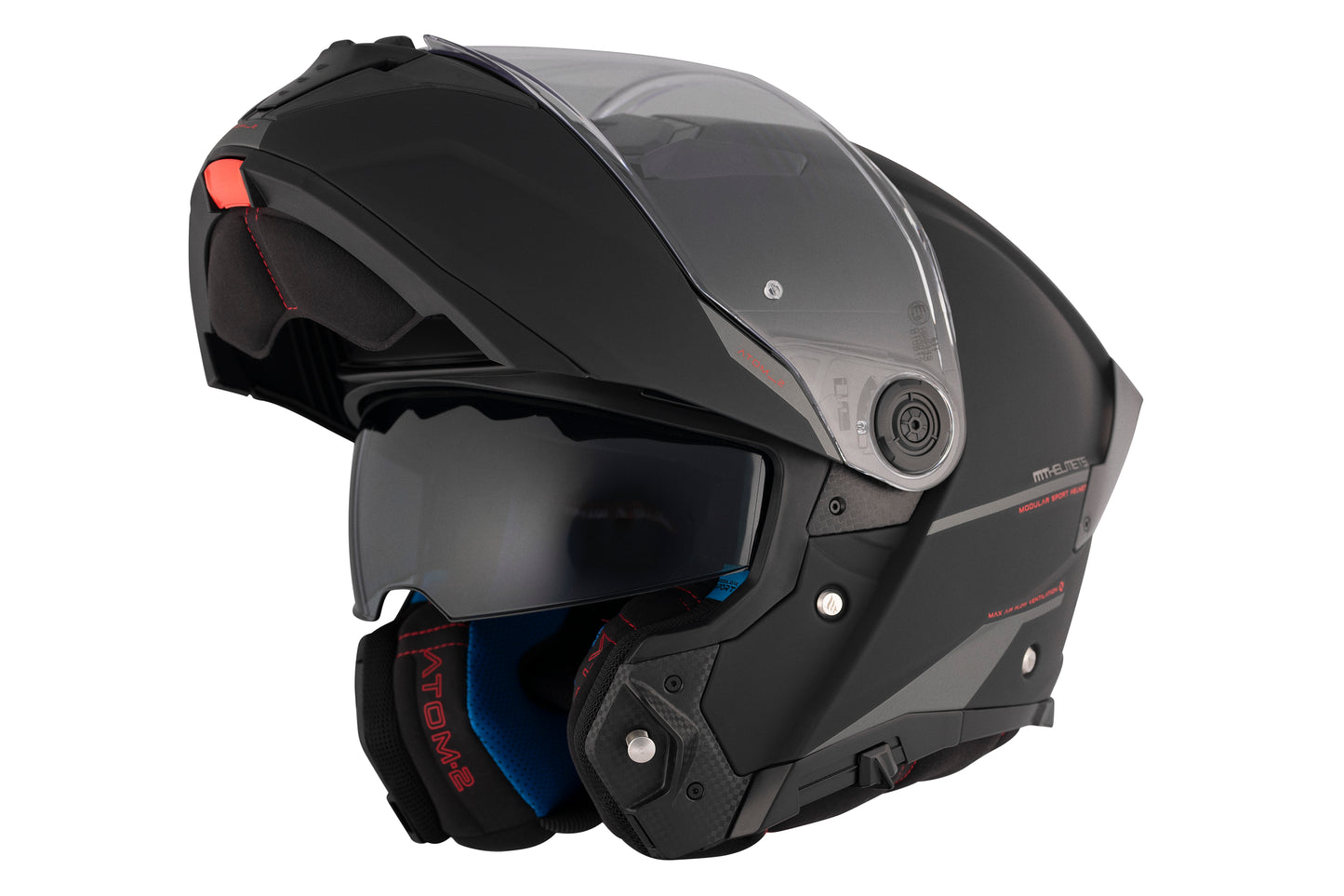 HELMET MT FU404SV ATOM 2 SV SOLID A1 MATT BLACK