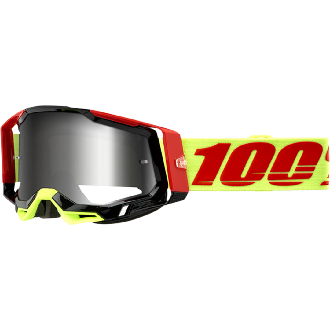 RACECRAFT 2 Goggle Wiz - Mirror Silver Flash Lens