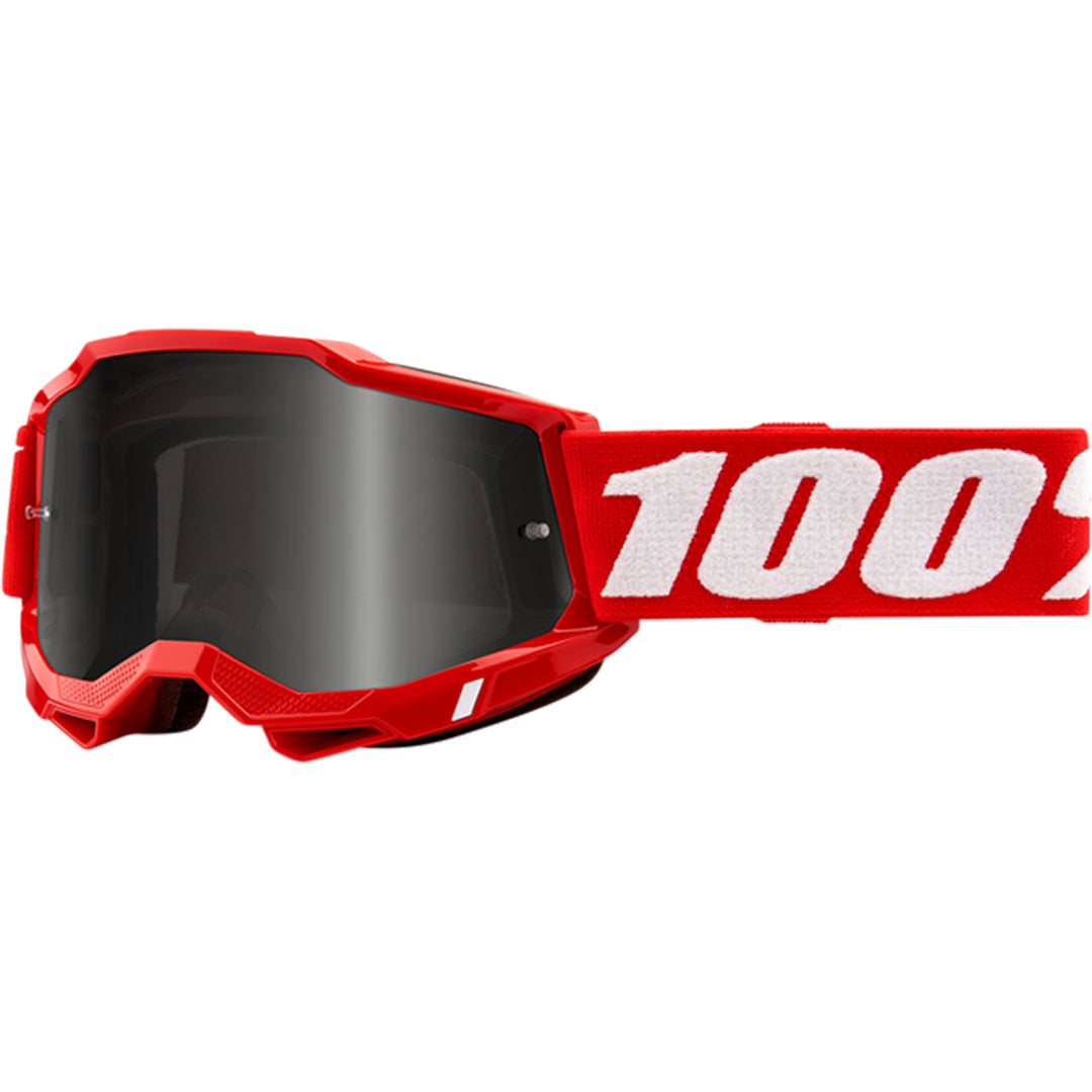 ACCURI 2 SAND Goggle Neon/Red - Smoke Lens