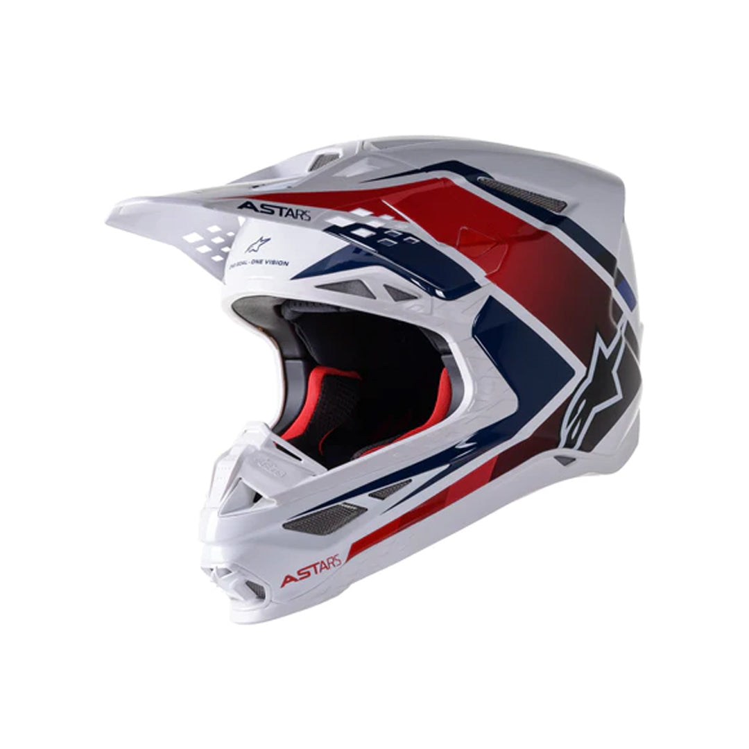 SUPERTECH S-M10 CARBON META2WHT RED BLUE GL