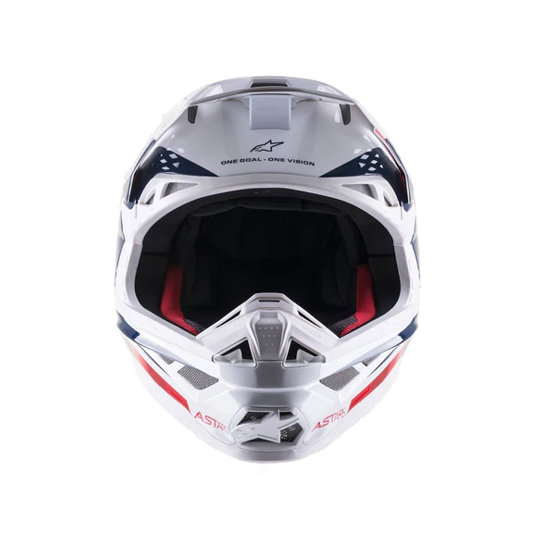 SUPERTECH S-M10 CARBON META2WHT RED BLUE GL