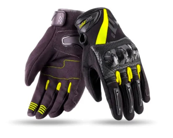 GLOVE SD-N14 SUMMER NAKED MAN BLACK/YELLOW