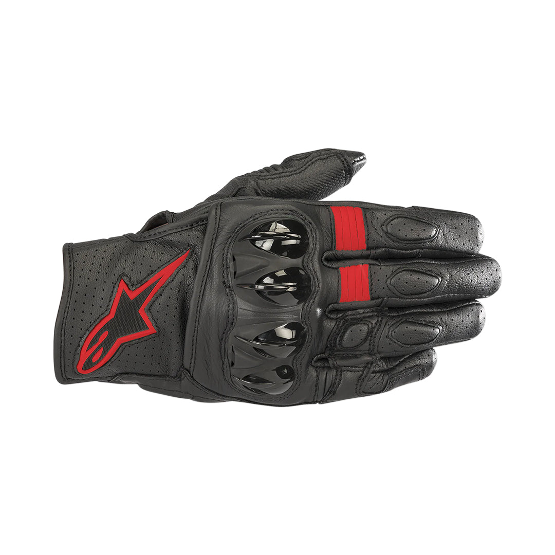 CELER V2 GLOVES BLACK RED FLUO