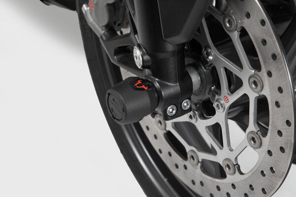 Sw Motech Roulettes De PROtection De Fourche. Noir. Bmw Rninet/Scrambler/Pure/Racer/Gs (16-)