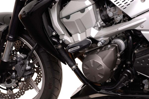 Sw Motech Kit De Patins De Cadre. Noir. Kawasaki Z750 (07-12) Z750R (11-12).