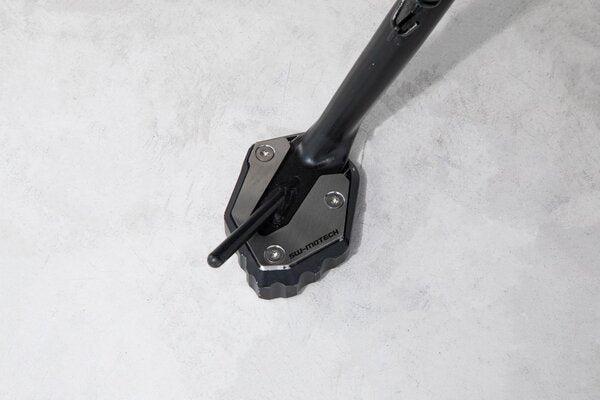 Extension for side stand foot Black/Silver. Yamaha Tracer 9 models (20-).