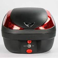 COOCASE Fusion Luxury With Remote Control, Alarm, Led Break Light, Flash Mettalic Black 28L