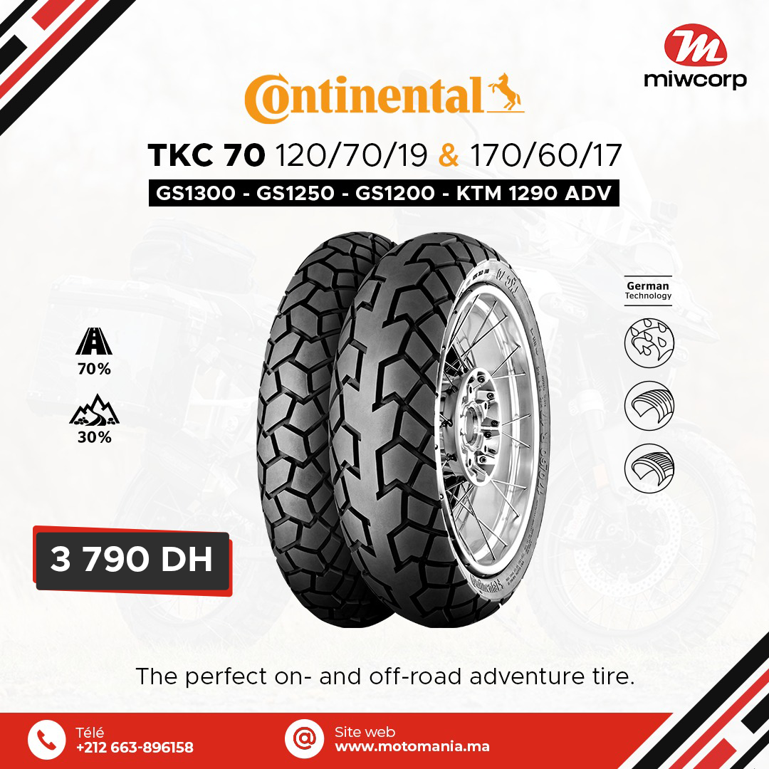 TKC 70 120/70/19 & 170/60/17