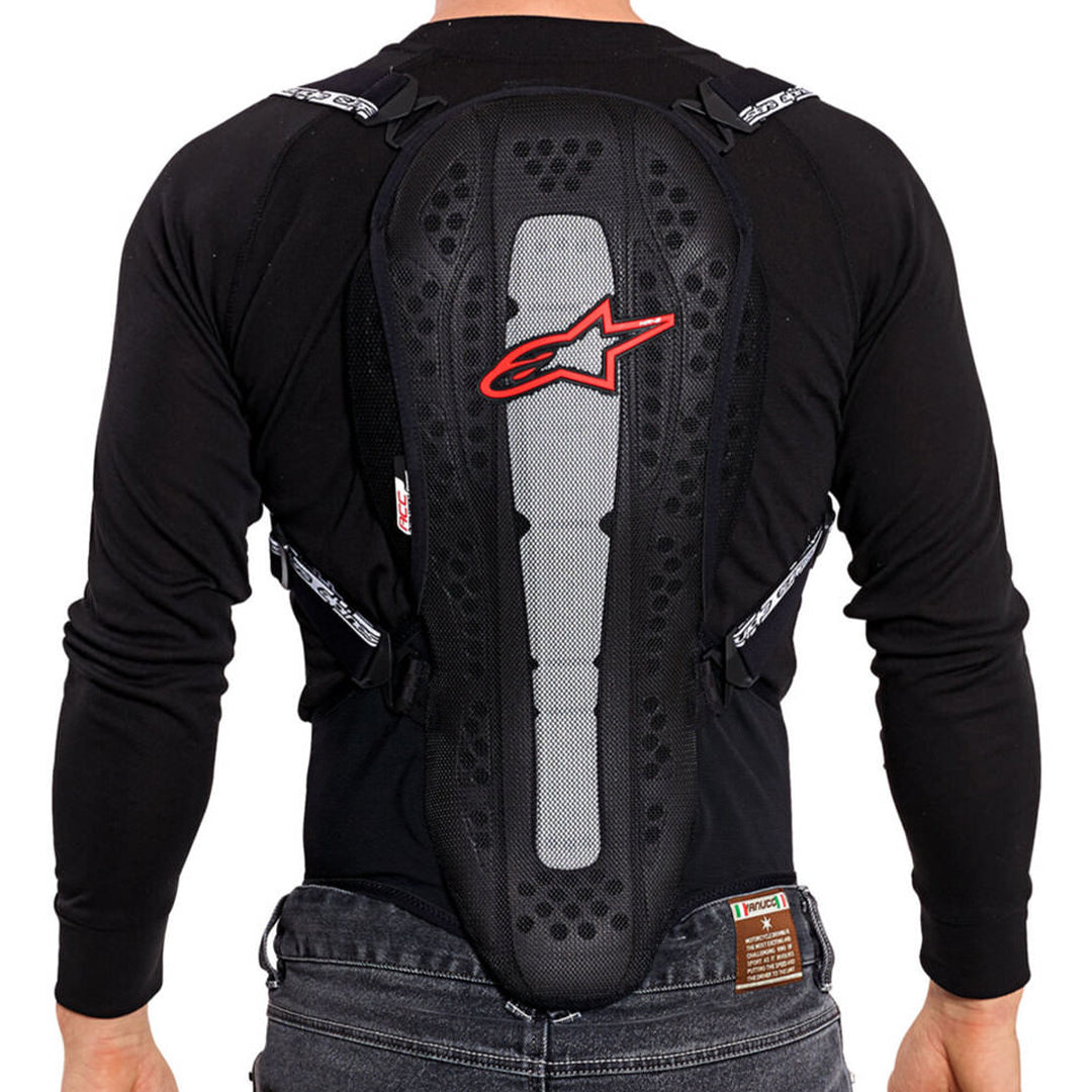 Alpinestars Protection Dorsale Nucleon Kr-2 Noir Rouge