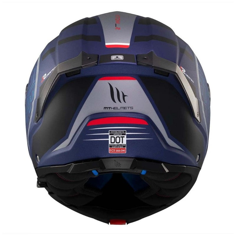 HELMET MT FU404SV ATOM 2 SV DESTINY C7 MATT