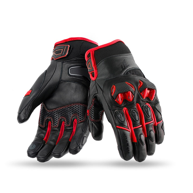 GLOVE SD-N47 WINTER NAKED MAN BLACK/RED
