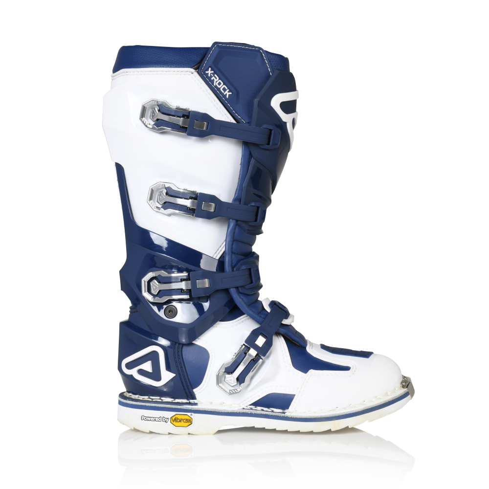 ACERBIS Bottes X-Rock Bleu/Blanc