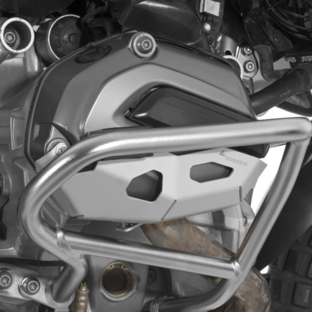 TOURATECH Protection De Cylindres Pour Pare-Moteur Bmw D'Origine Pour Bmw R1200Gs à Partir De 2013/Bmw R1200Gs Adventure à Partir De 2014, Argent
