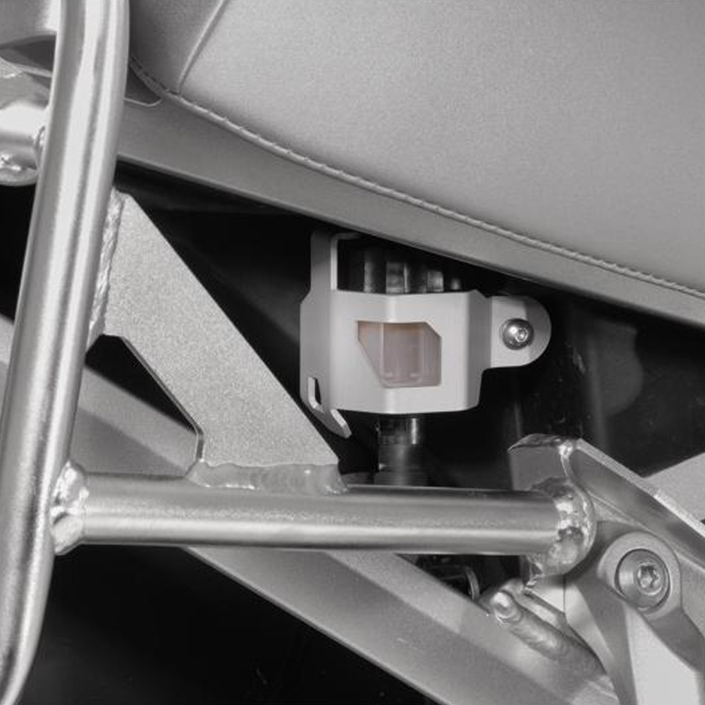 TOURATECH Cache ReServoir De Liquide De Frein ArrieRe Pour Yamaha Xt1200Z Super Tenere Jusqu'A 2013 Alu Nature Anodise