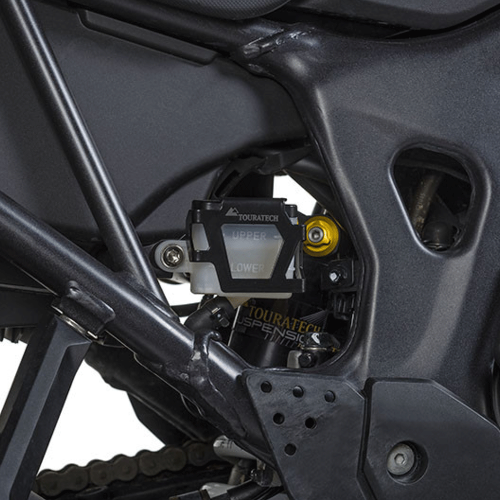 TOURATECH Cache Reservoir De Liquide De Frein Arriere, Noir Pour Honda Crf1000L Africa Twin (2018 -) / Crf1000L Adventure Sports