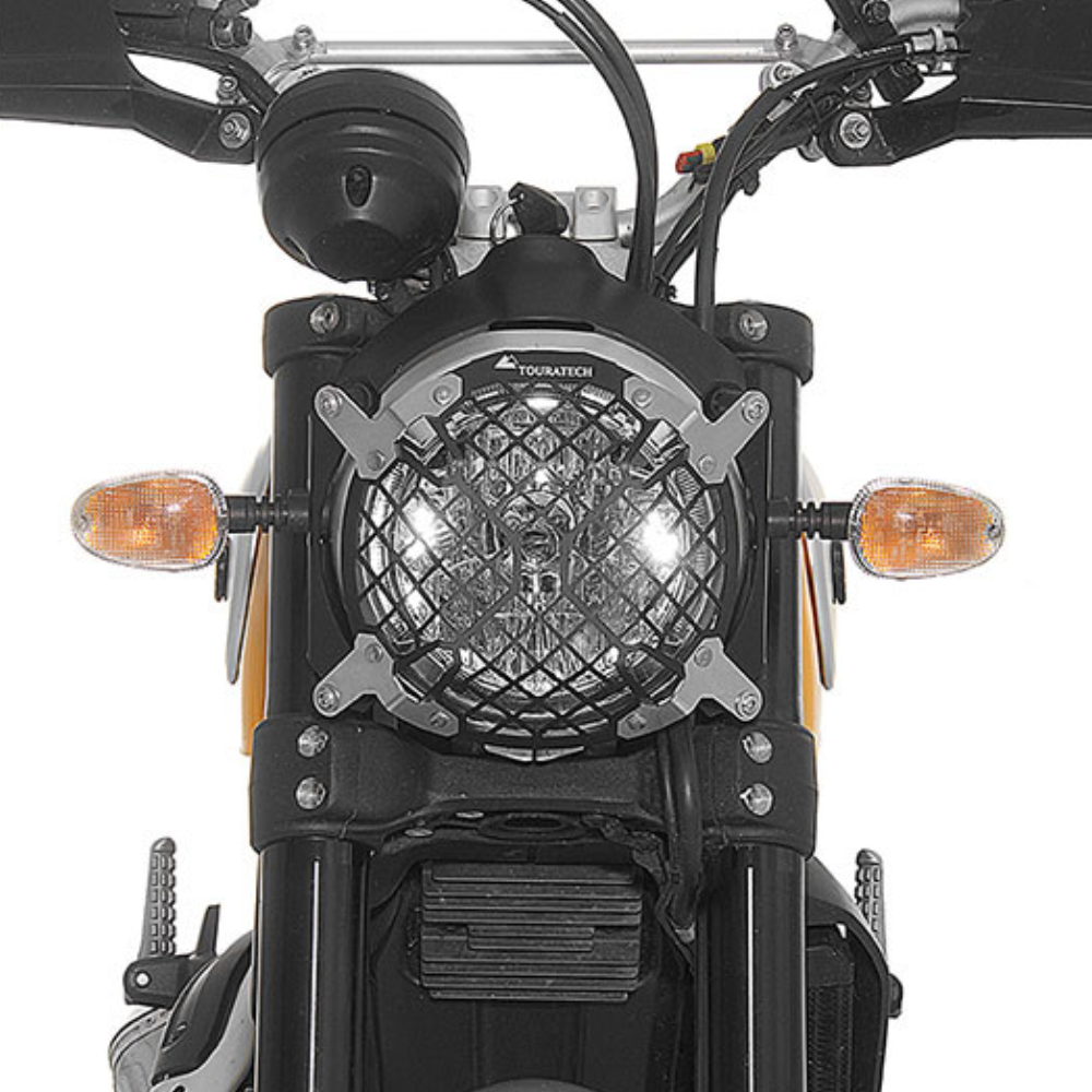 TOURATECH Protection De Phares En Aluminium a Fermeture Rapide Pour Ducati Scrambler