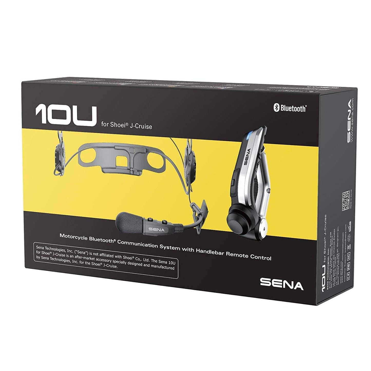 SENA 10U Systeme De Communication Bluetooth Avec Handlebar Remote Pour Shoei J-Cruise