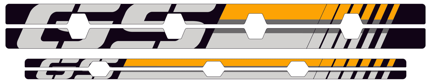 PUIG Liserets De Jantes En Arc Gs Pour BMWR1200Gs 13' - Orange