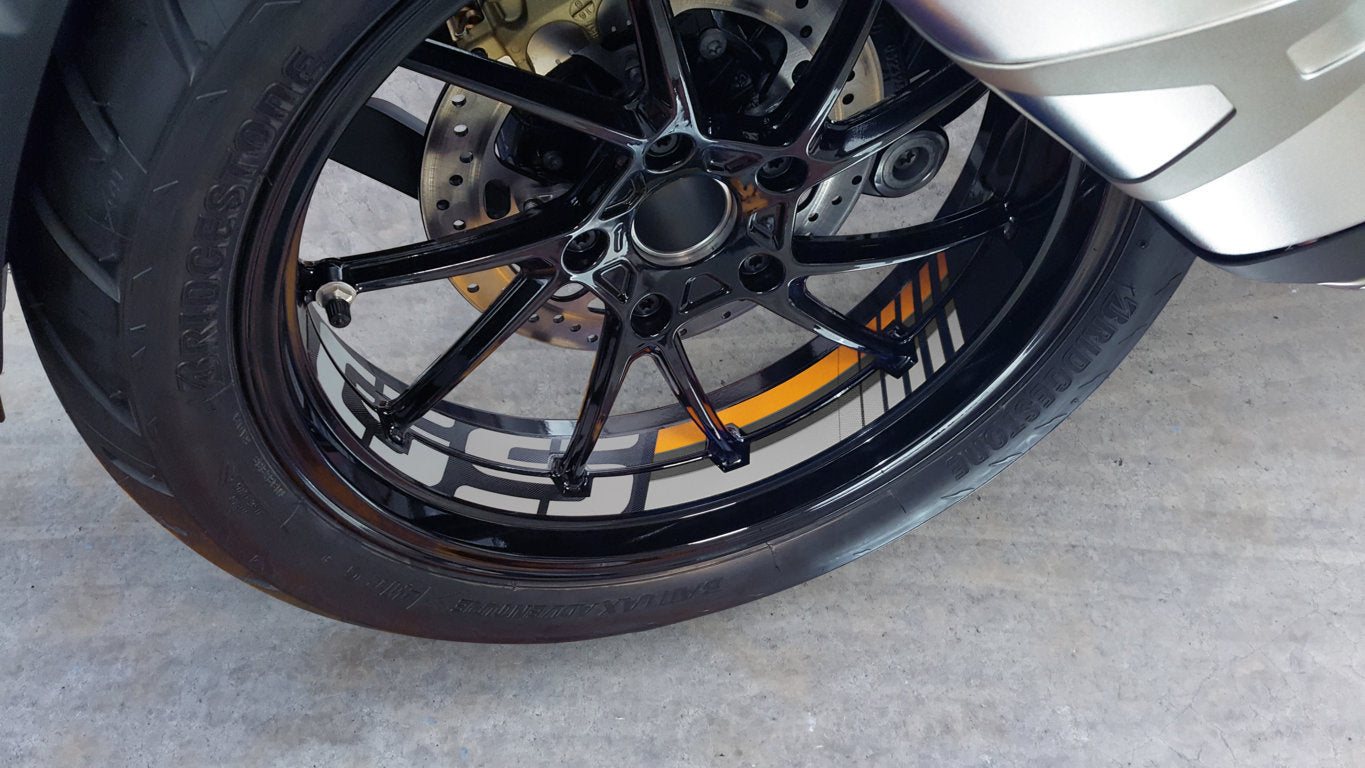 PUIG Liserets De Jantes En Arc Gs Pour BMWR1200Gs 13' - Orange