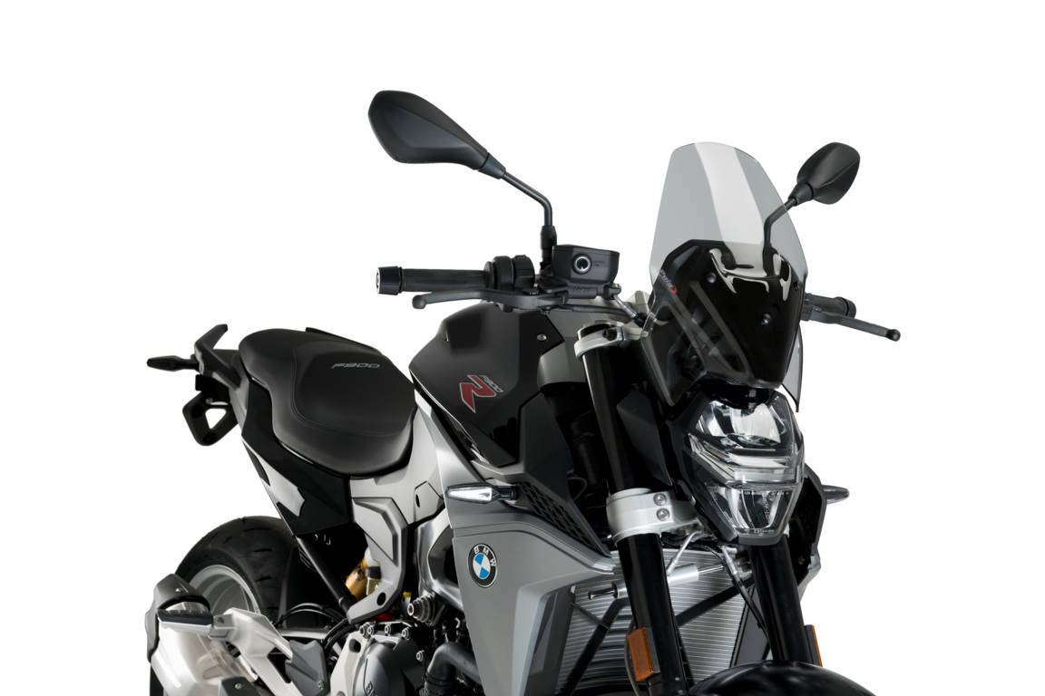 PUIG Saute-Vent New Generation Sport Pour BMW F900R 2020 Avec Support D’Origine BMW- Fume Claire