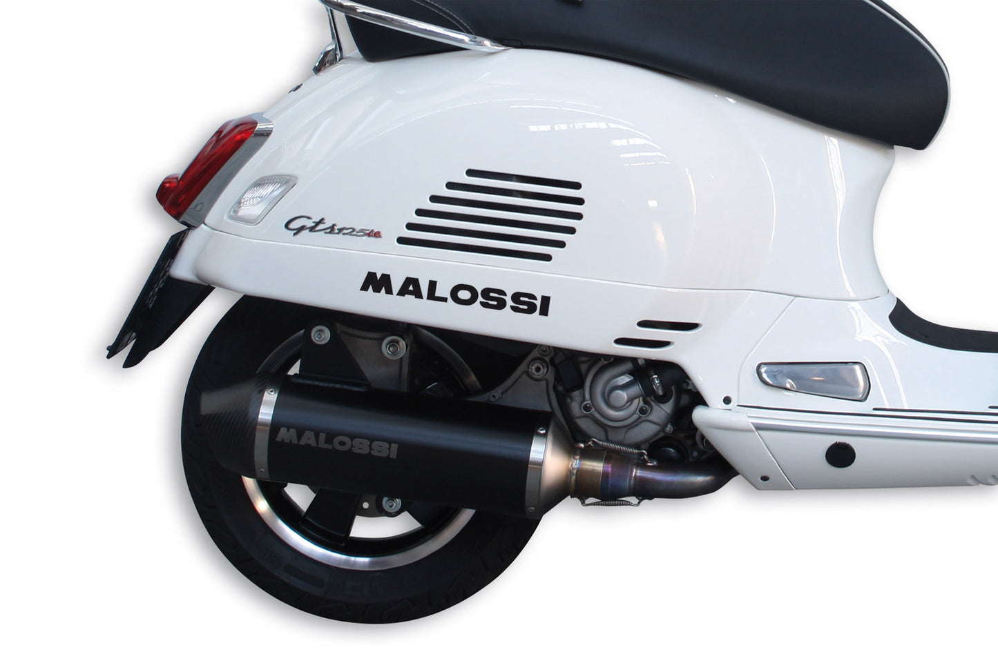 MALOSSI Pot D'Echappement Rx Black VESPA GTS300 GTV300 GTS250 GTS125
