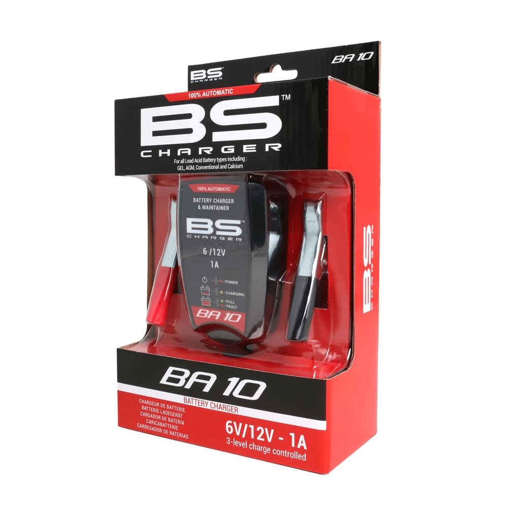 BIHR Chargeur Automatique Bs Battery Ba10 16V 12V 1000Ma