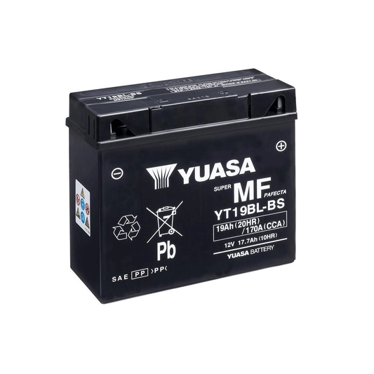 BIHR Batterie Yuasa Yt19Bl-Bs Sans Entretien Livree Avec Pack Acide
