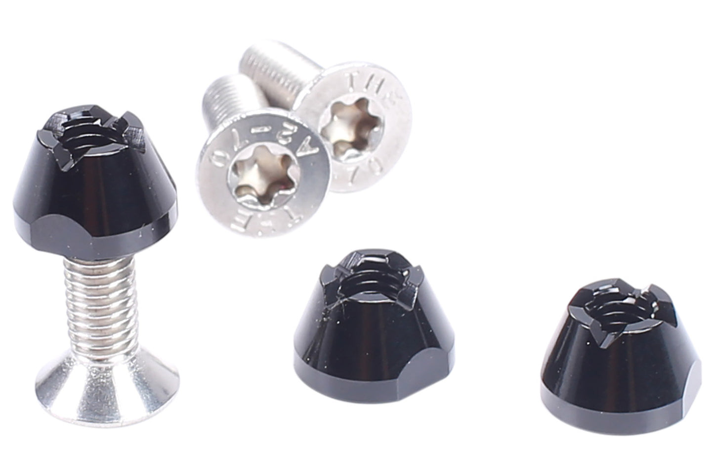 WUNDERLICH Set De Crampons Pour Extension De Bequille Laterale - Noir