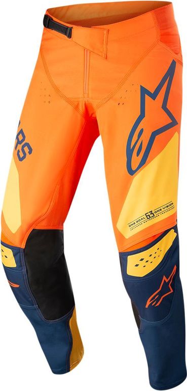 ALPINESTARS Pantalon Racer Factory Kids Orange-Bleu Fonce