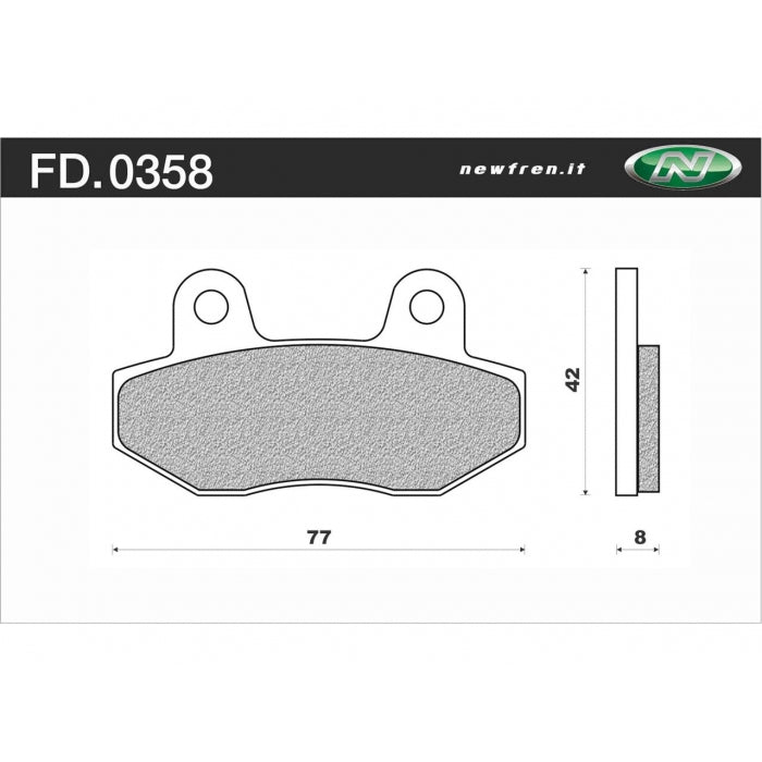 BIHR Plaquette De Frein Newfren Fd0358