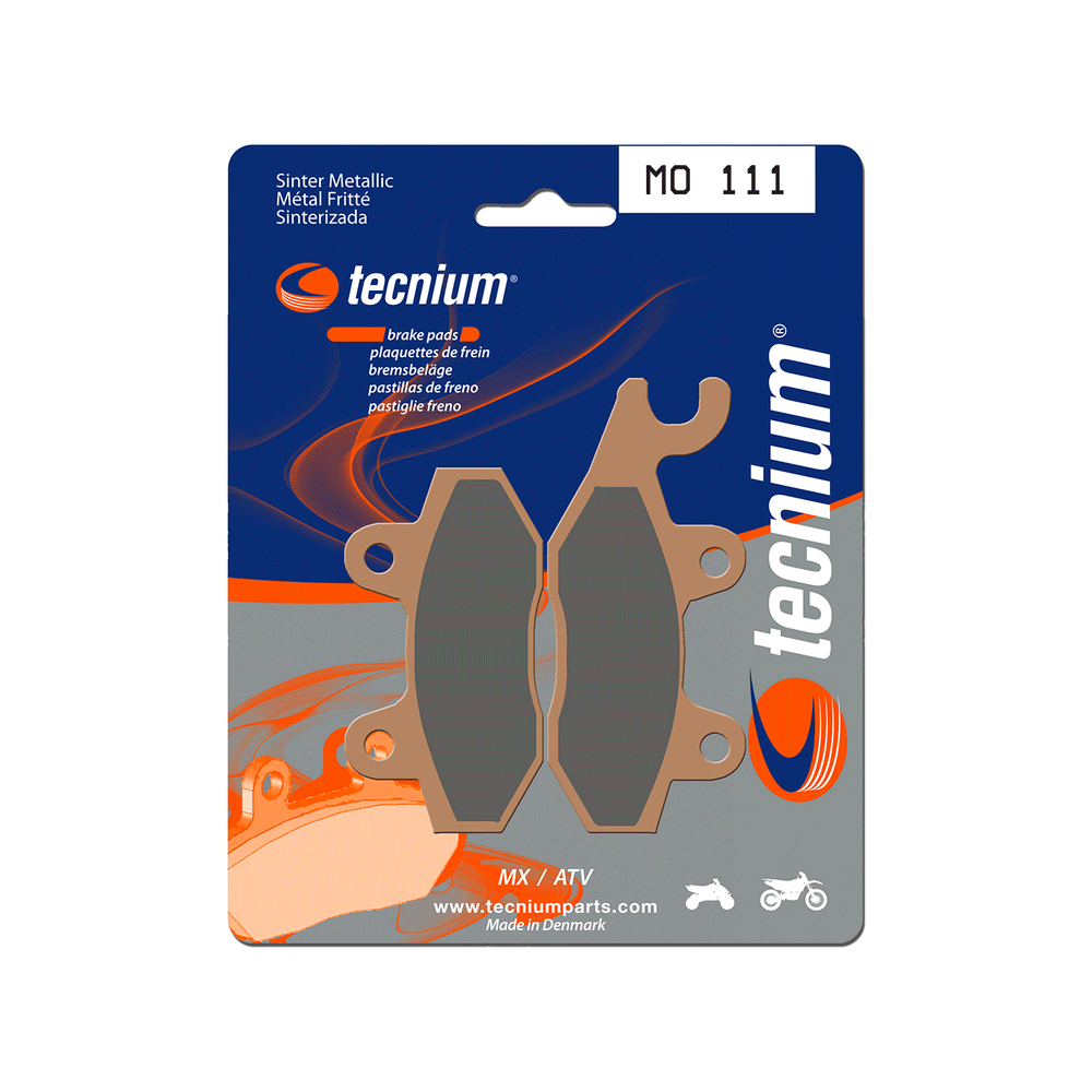 BIHR Plaquettes De Frein Moto Tecnium Mo111 Metal Fritte