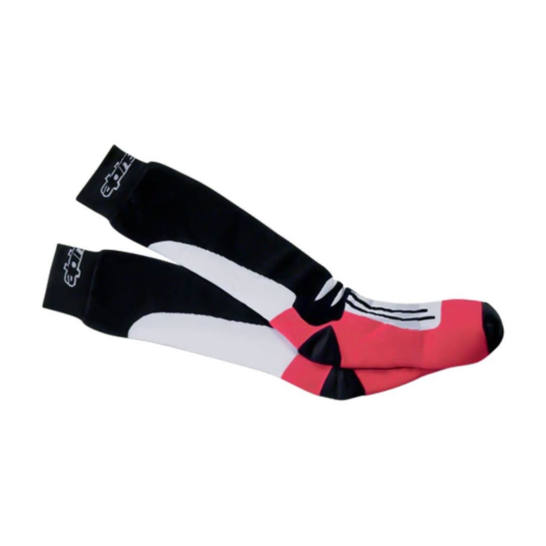 Alpinestars Chaussettes Racing ete Blanc Noir Rouge