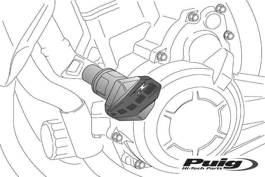 PUIG Protection Moteur Honda Cbr1000Rr 08'-11' C/Noir