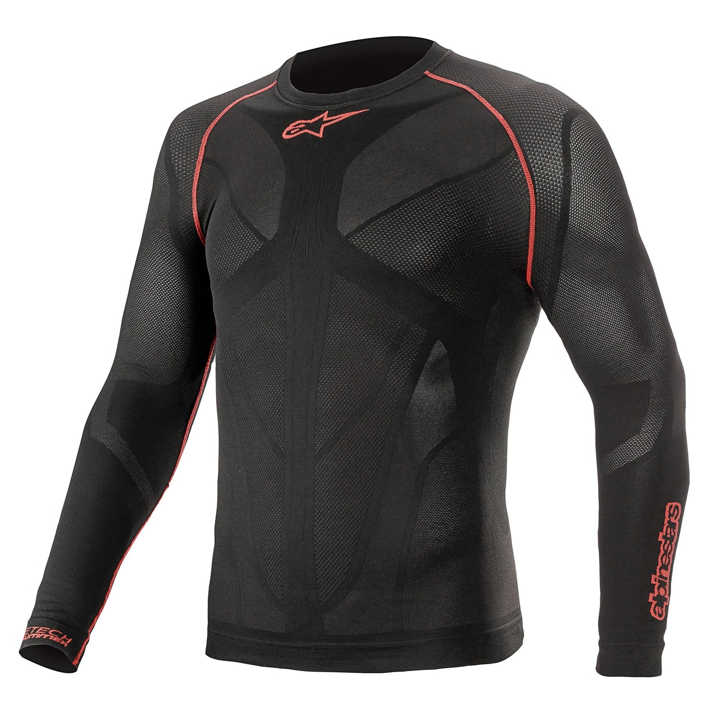 ALPINESTARS Ride Tech V2 Top Long Sleeve Summer Noir Rouge