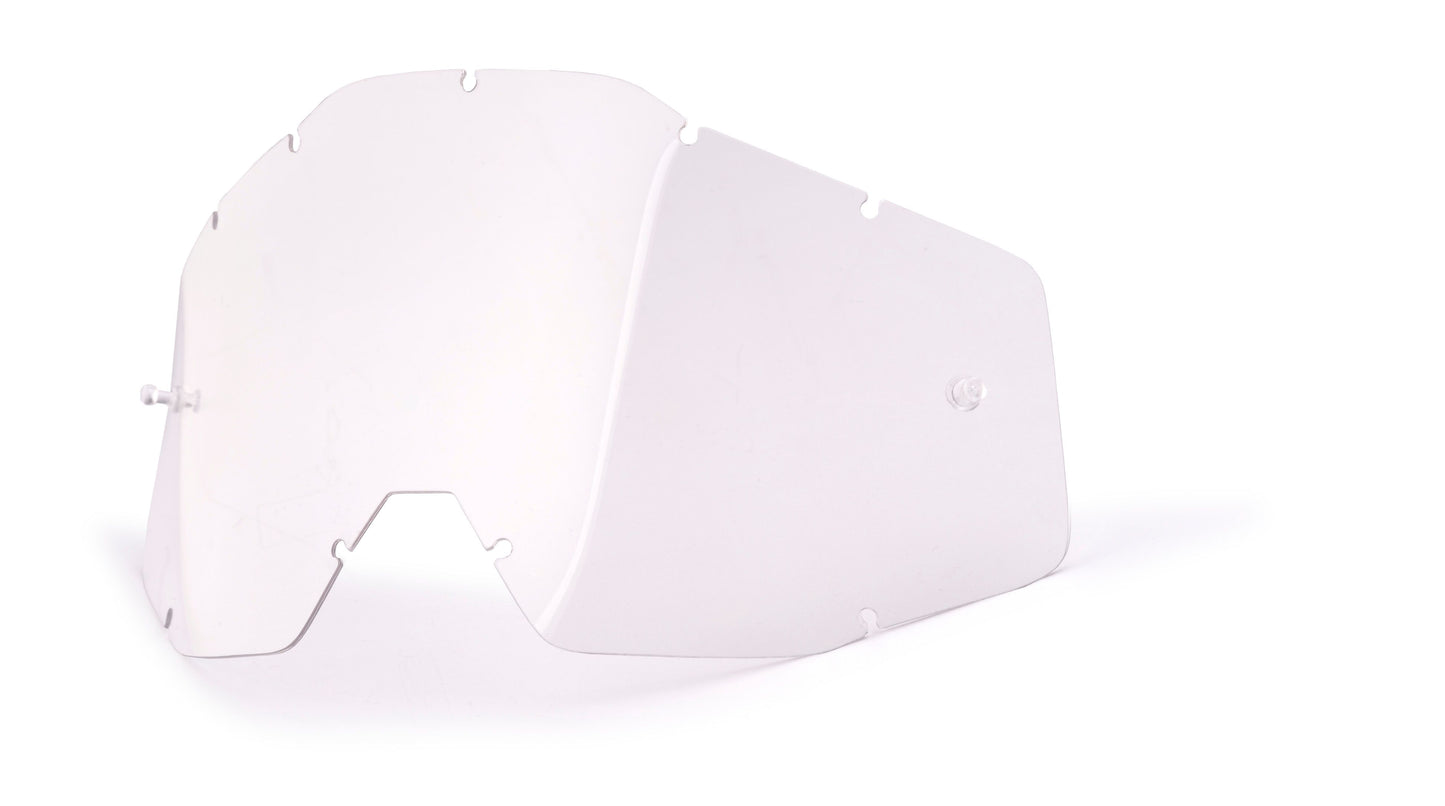 100% Lentille De Remplacement Racecraft/Accuri/Strata Claire Anti-Buee