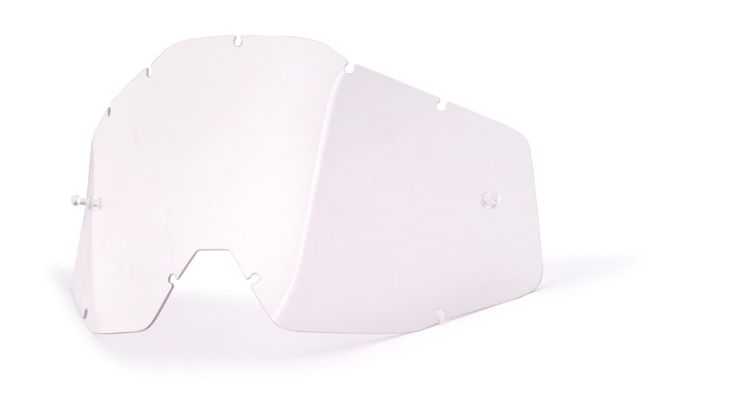 100% Lentille De Rempalcement Accuri/Strata Youth W/Posts - Clear Anti-Fog