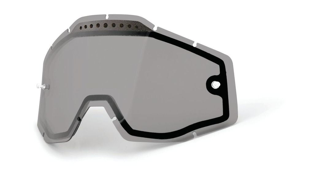 100% Lentille De Rempalcement Accuri/Strata Youth W/Posts - Fume Anti-Fog