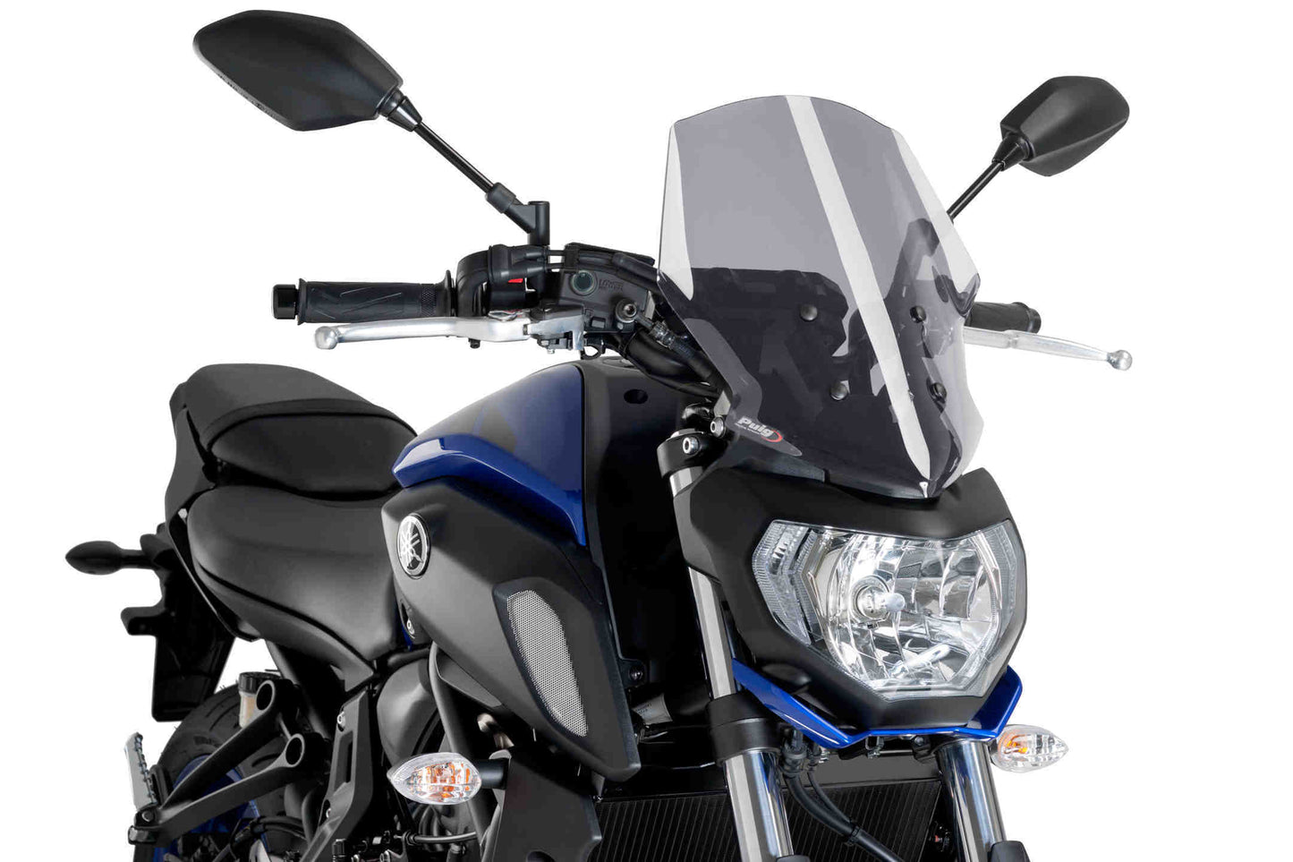 PUIG Saute-Vent New Generation Touring Pour YAMAHA MT-07 2018 - Fume Claire