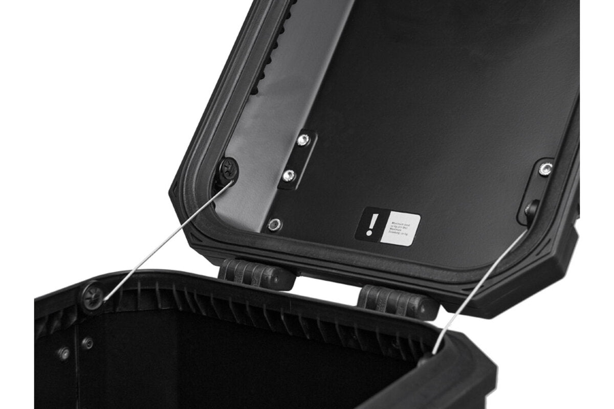 Sw Motech Trax IONLimiteur D'Ouverture De Couvercle. Gris. Acier Inoxydable. Revetement Pvc. 150 Mm.