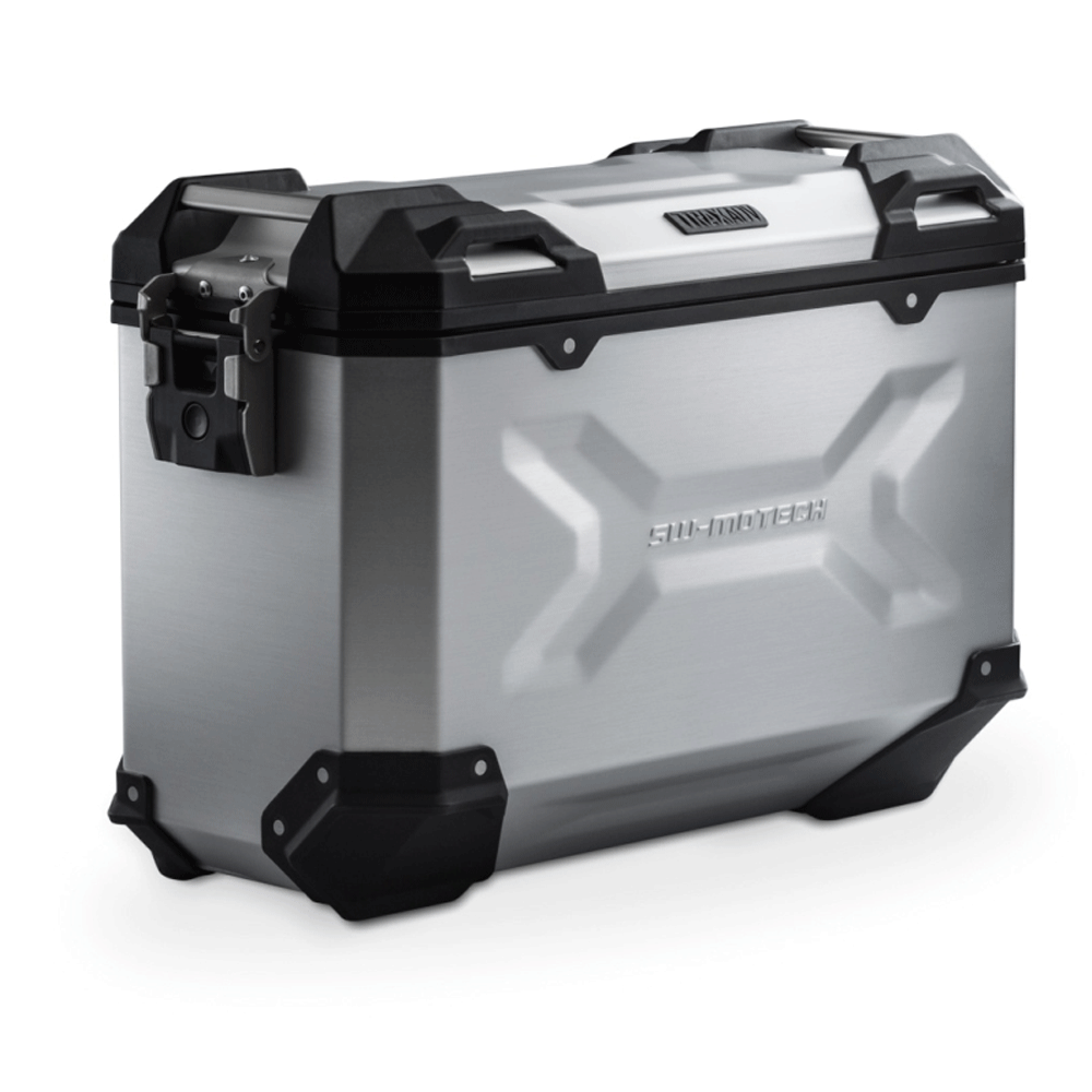 Sw Motech Trax ADV M. Valise Laterale. 37 L. Gauche. Gris Anodise